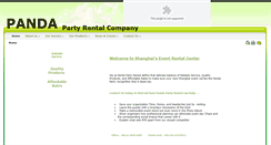 Desktop Screenshot of pandapartyrental.com